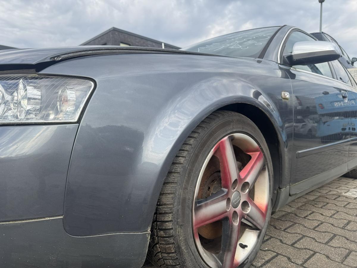 Audi A4 8E original Kotfl&uuml;gel vorn links LX7Z Delfingrau Metallic Bj.2002